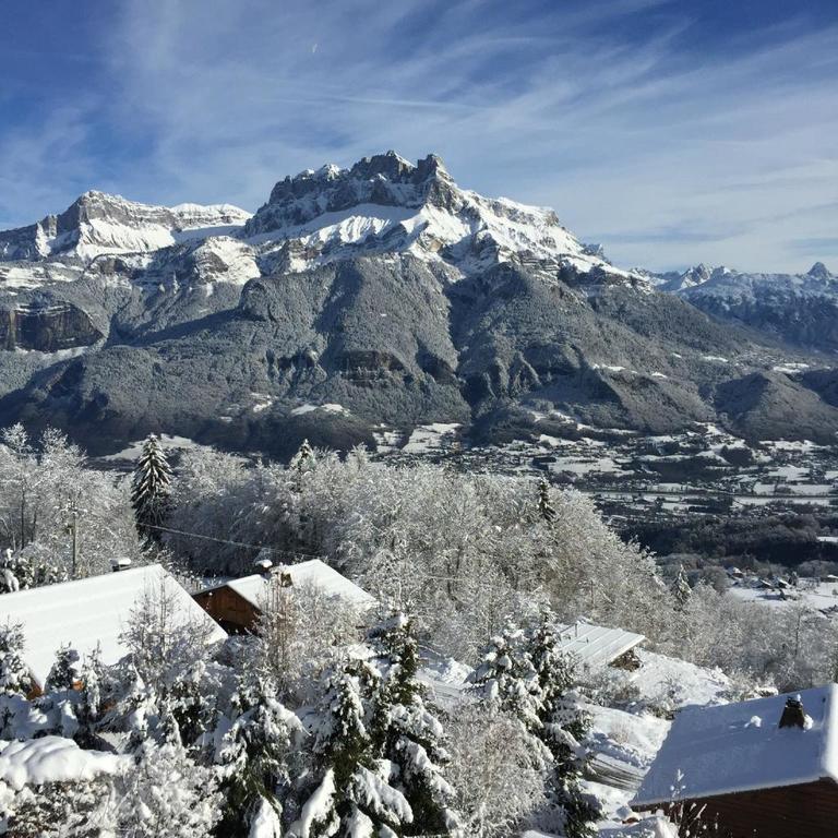 La Joubarbe Au Balcon Du Mont-Blanc Villa Sallanches Esterno foto