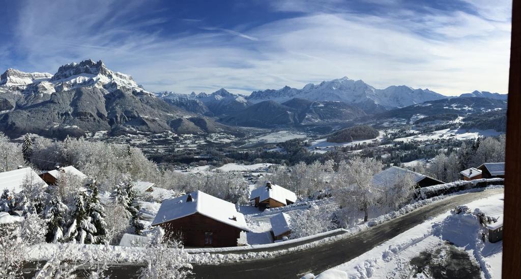 La Joubarbe Au Balcon Du Mont-Blanc Villa Sallanches Esterno foto