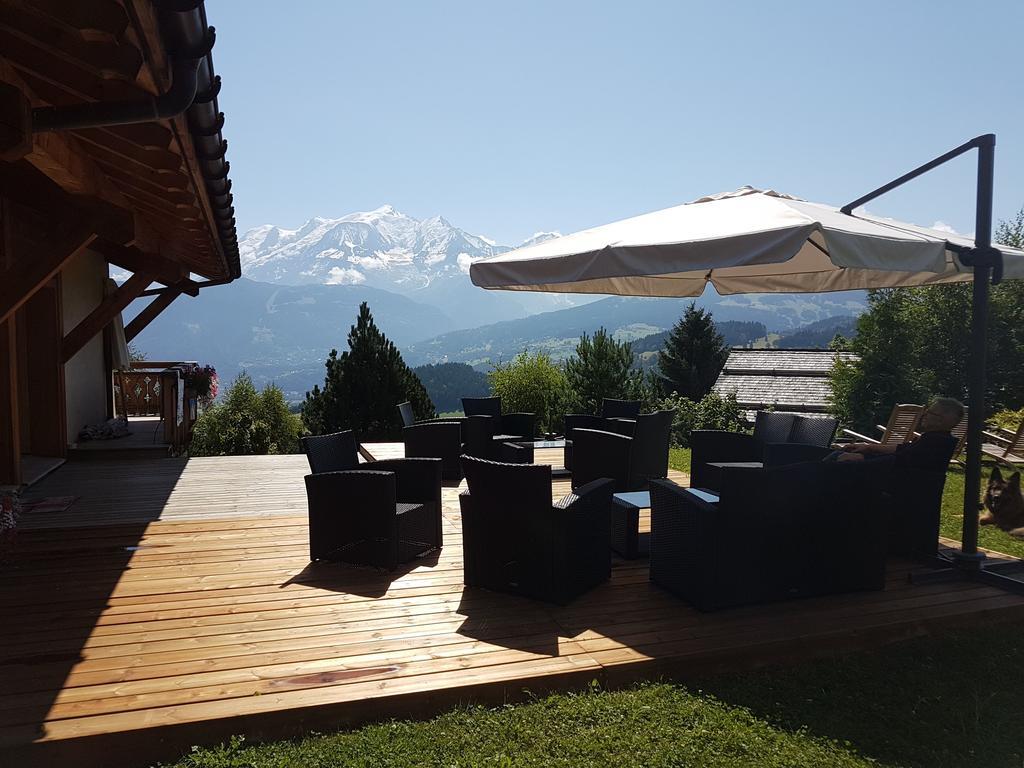 La Joubarbe Au Balcon Du Mont-Blanc Villa Sallanches Esterno foto