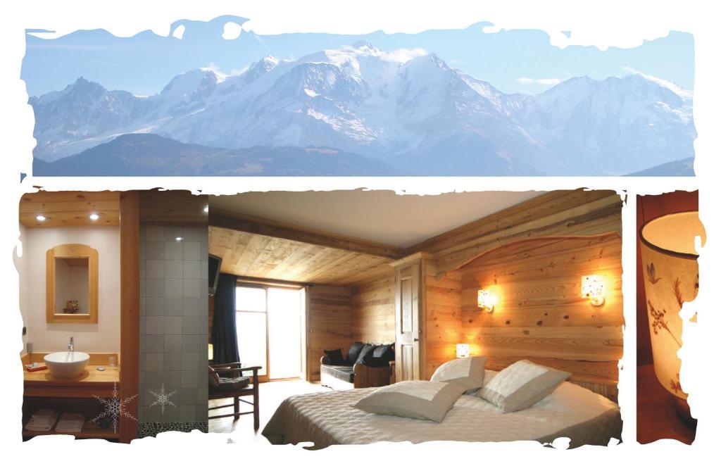 La Joubarbe Au Balcon Du Mont-Blanc Villa Sallanches Camera foto