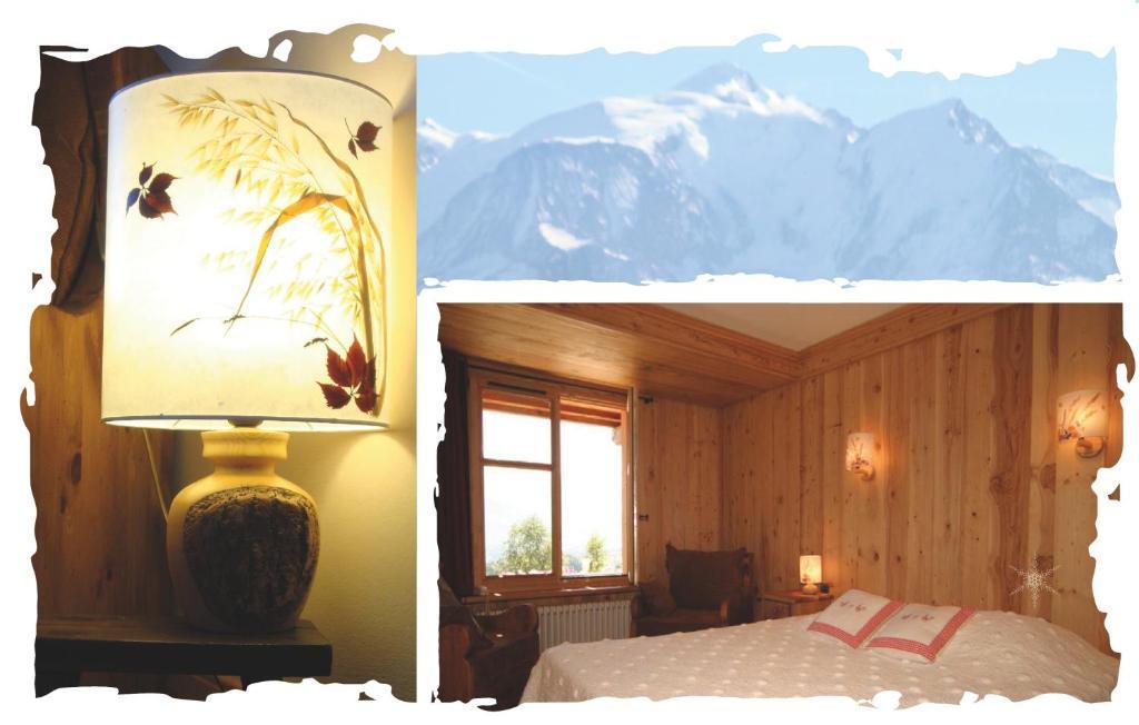 La Joubarbe Au Balcon Du Mont-Blanc Villa Sallanches Camera foto