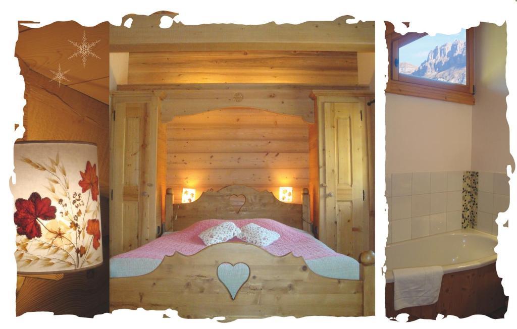 La Joubarbe Au Balcon Du Mont-Blanc Villa Sallanches Camera foto